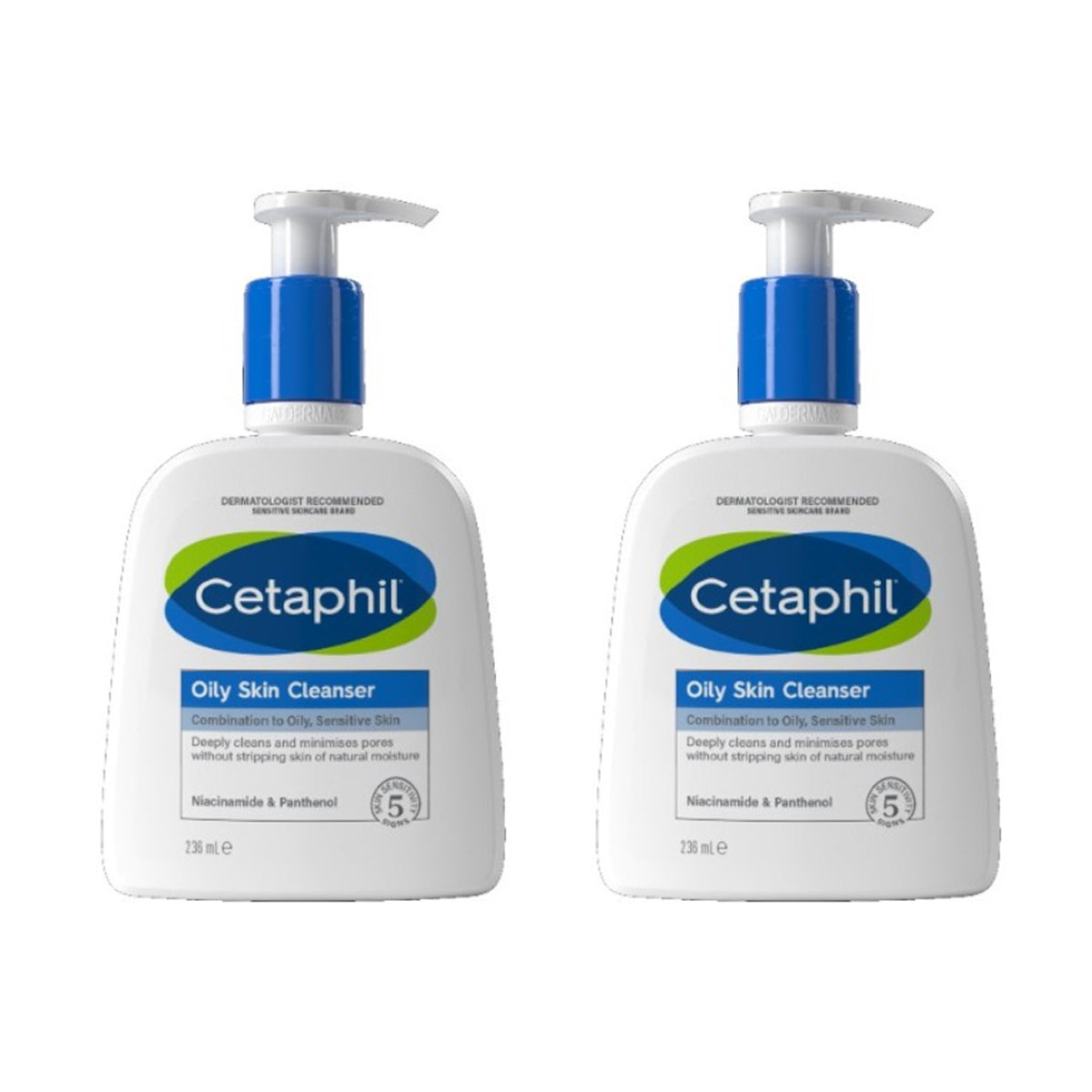 Cetaphil Oily Skin Cleanser 236ml + Cetaphil Oily Skin Cleanser 236ml Offer